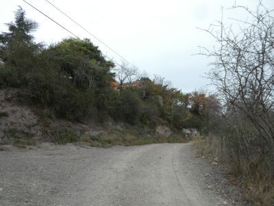 Croisement fin piste Camélas