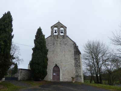 Vue église Cazillac