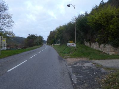 Croisement sortie Saint-Antonin